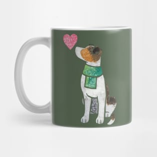 Parson Russell Terrier watercolour Mug